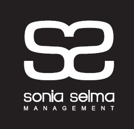 Sonia Selma management logo fondo negro