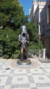 Estatua Memorial Kafka Praga Ago16